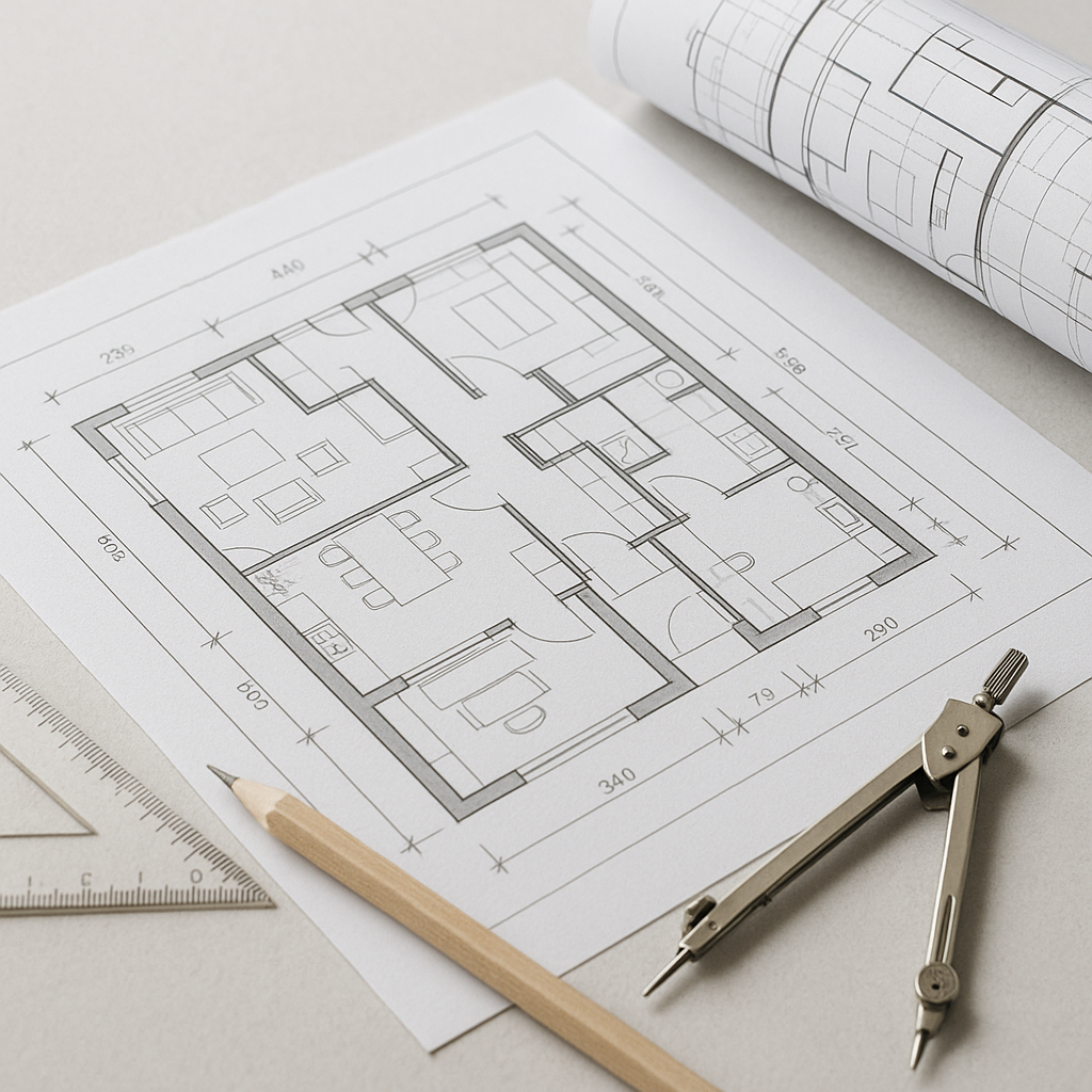 Technical drawing visual