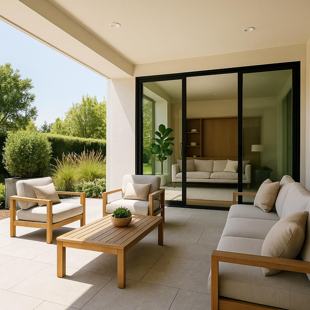 Outdoor transition space